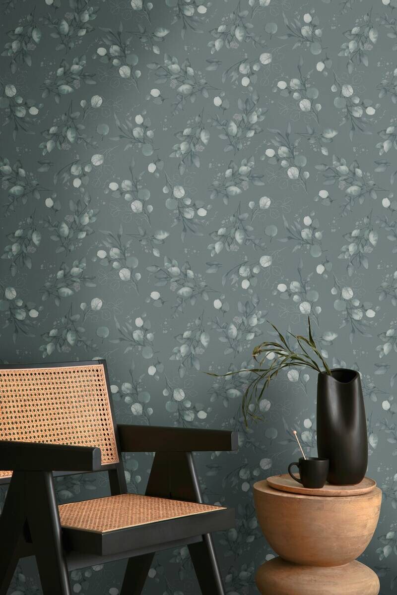 A.S.Creation Vliestapete silber grün B/H/D: ca. 53x1005x8,3 cm