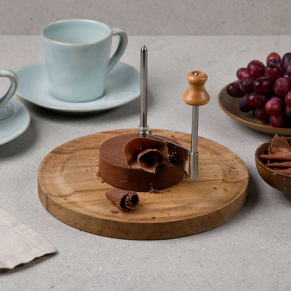 Kesper Käsehobel braun Akazie B/H/L: ca. 22x22x143 cm