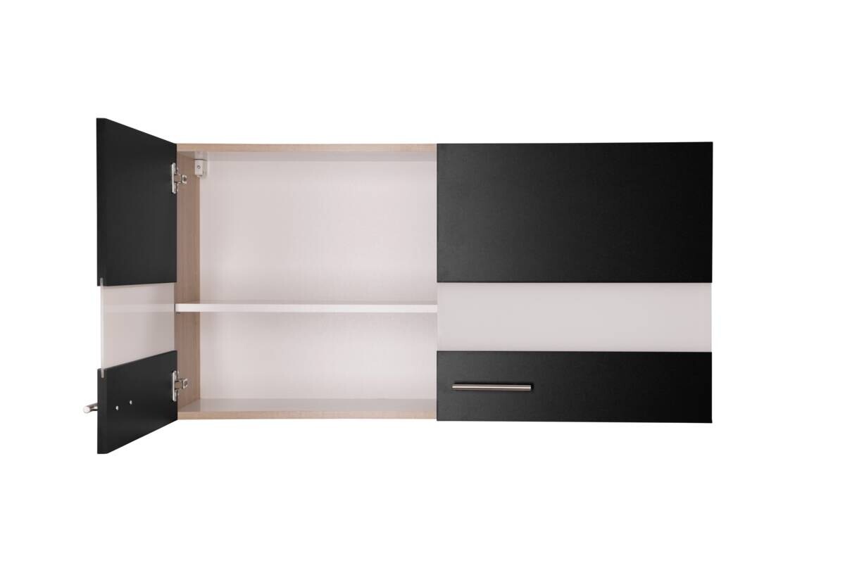 Hängeschrank Merle schwarz B/H/T: ca. 110x56x35 cm