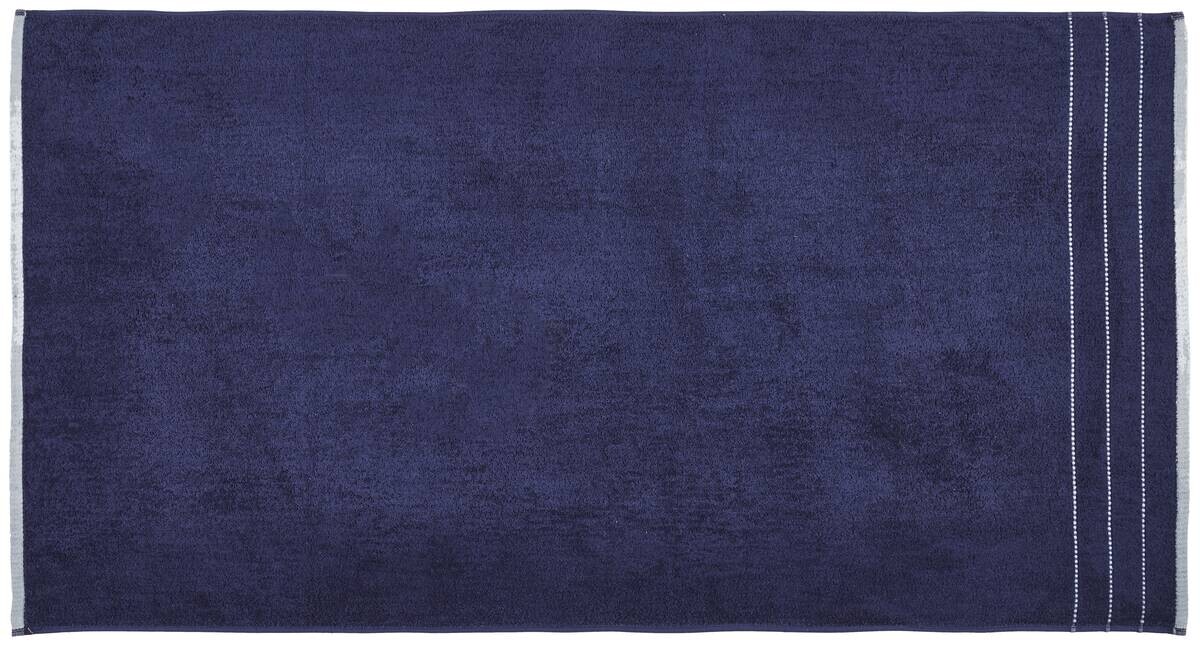 POCOline Duschtuch NEO dunkelblau 100% Baumwolle B/L: ca. 80x150 cm