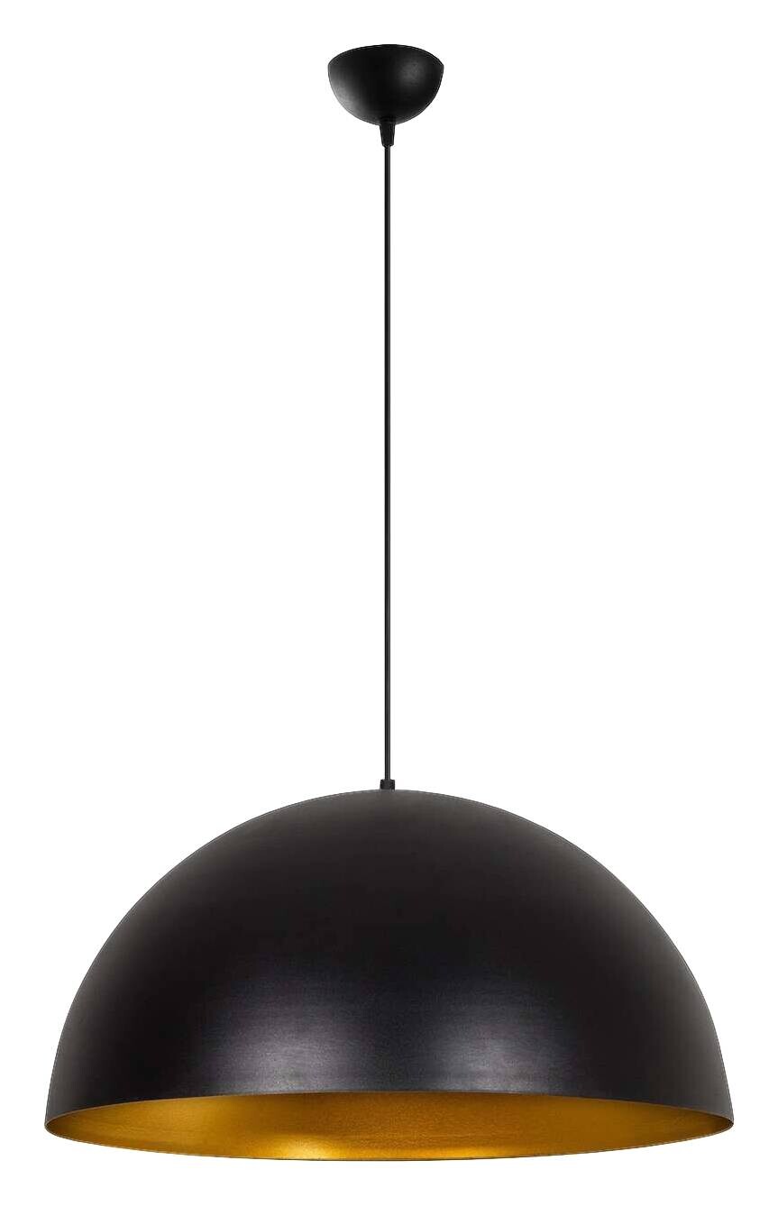 Opviq Pendelleuchte Sivani gold schwarz B/H/T/L/D: ca. 60x126x60x60x60 cm E27 1 Brennstellen