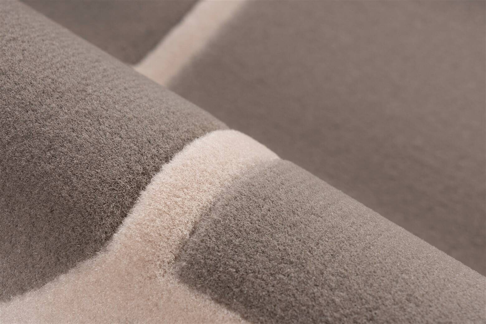 Kayoom Kurzflorteppich Lina 125 taupe B/L: ca. 80x300 cm