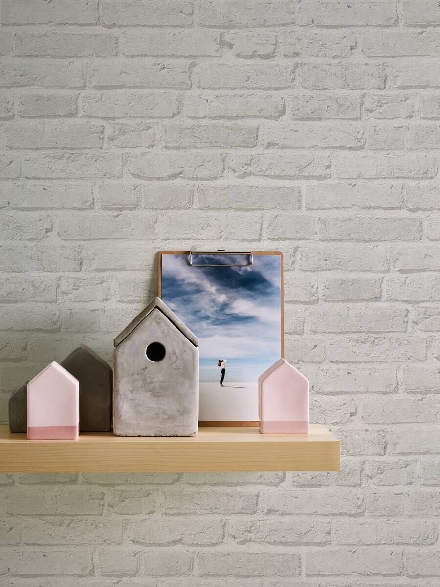 A.S.Creation Vliestapete Best of Wood`n Stone 2nd Edition Steine grau hellgrau B/L: ca. 53x1005 cm