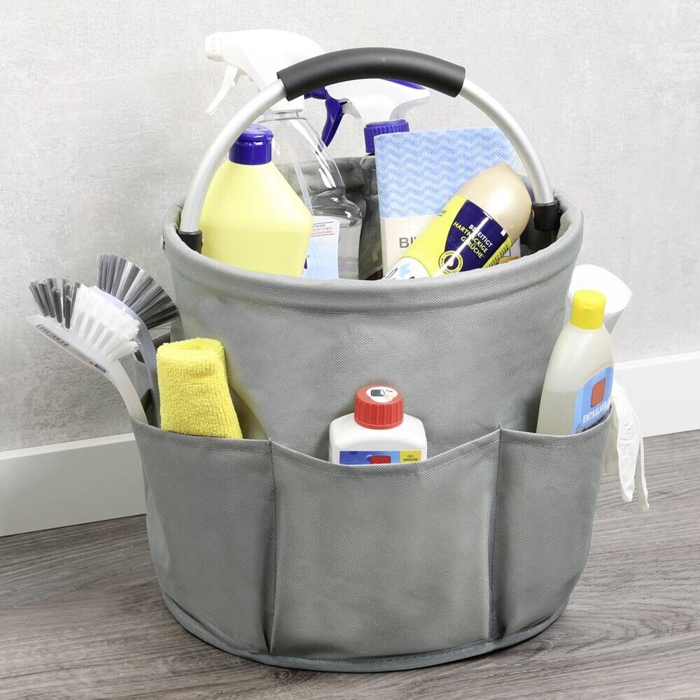 Haushaltshelfer grau Edelstahl B/H/L: ca. 28x26,5x29 cm
