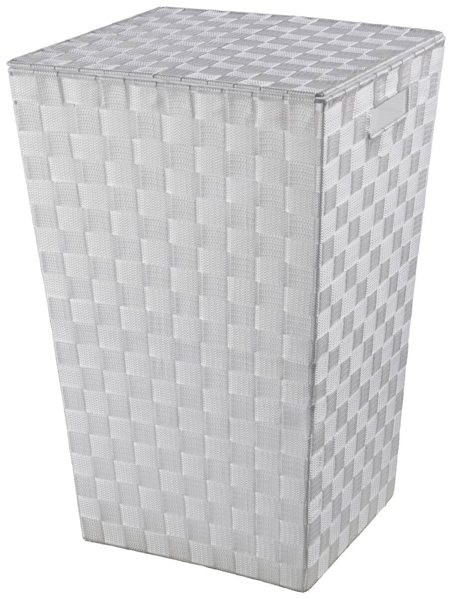 POCOline Wäschekorb weiß Nylon B/H/L: ca. 31,5x52x33 cm