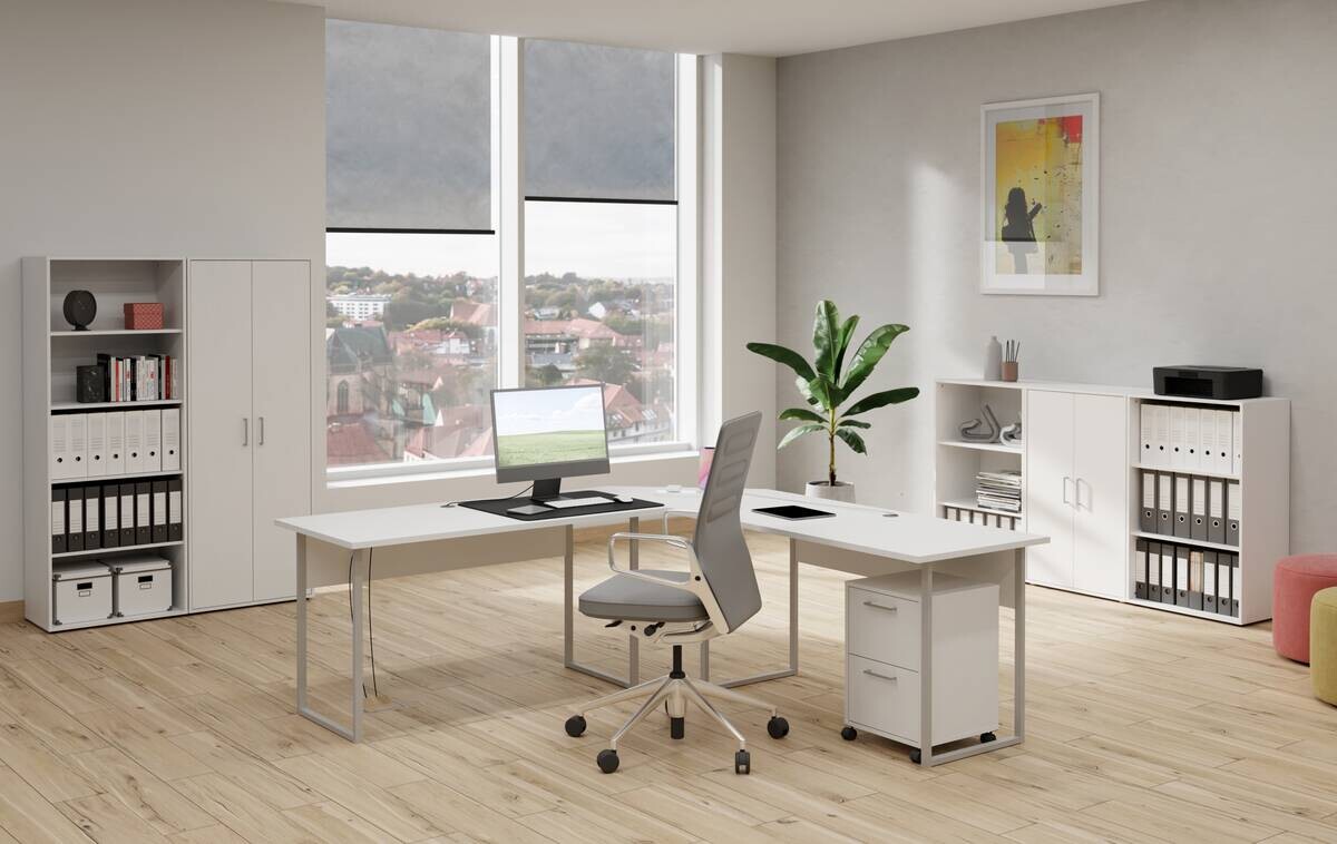 Winkelschreibtisch B/H/T: ca. 204x74x204 cm