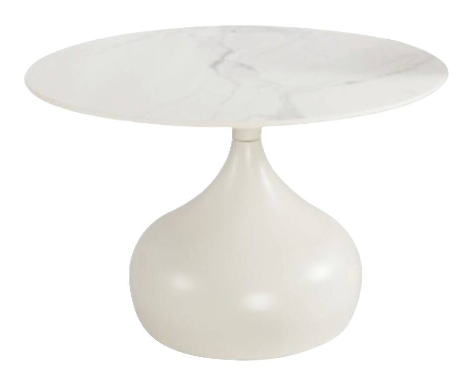 Couchtisch Helena weiß Keramik H/D: ca. 41x70 cm