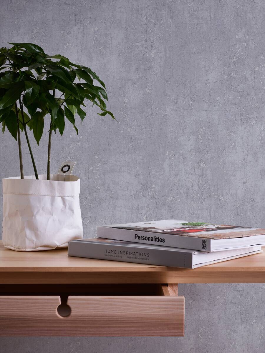 A.S.Creation Vliestapete grau B/H/D: ca. 53x1005x8 cm