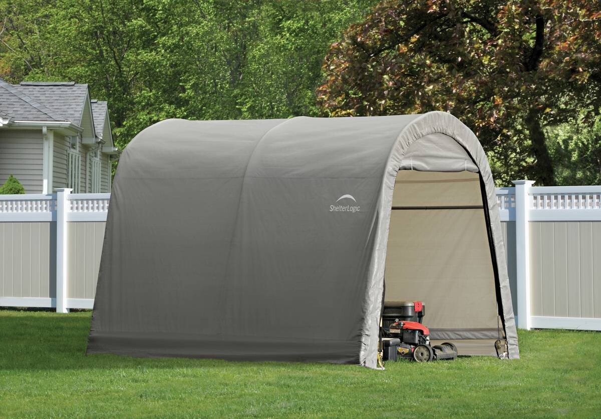 ShelterLogic Gartenhaus Shed-in-a-Box grau B/H/L: ca. 300x240x300 cm