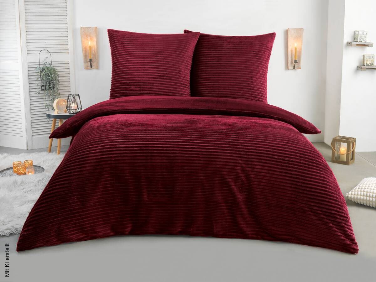 Microfaser Wende Bettwäsche Cashmere touch