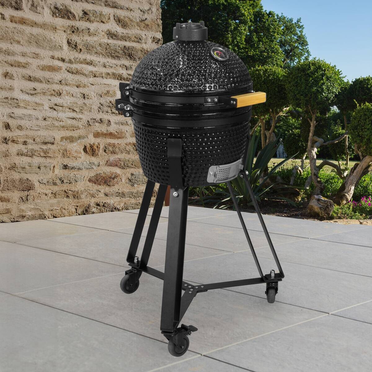 Grill Kamado Kamado Keramik B/H/L: ca. 57x102x60 cm