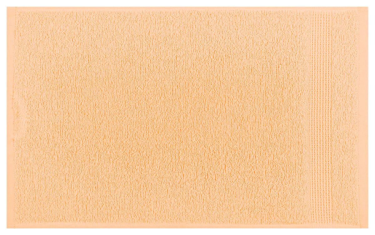 POCOline Gästetuch Lia helles apricot 100% Baumwolle B/L: ca. 30x50 cm