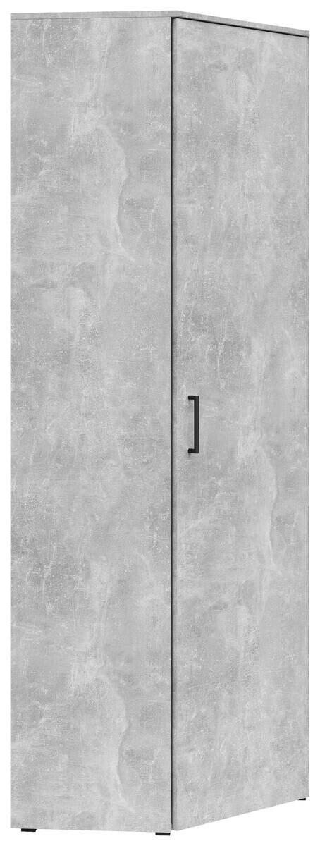 Schrank Multi-Stauraum Typ 43 Beton Optik B/H/T: ca. 101x195x79 cm