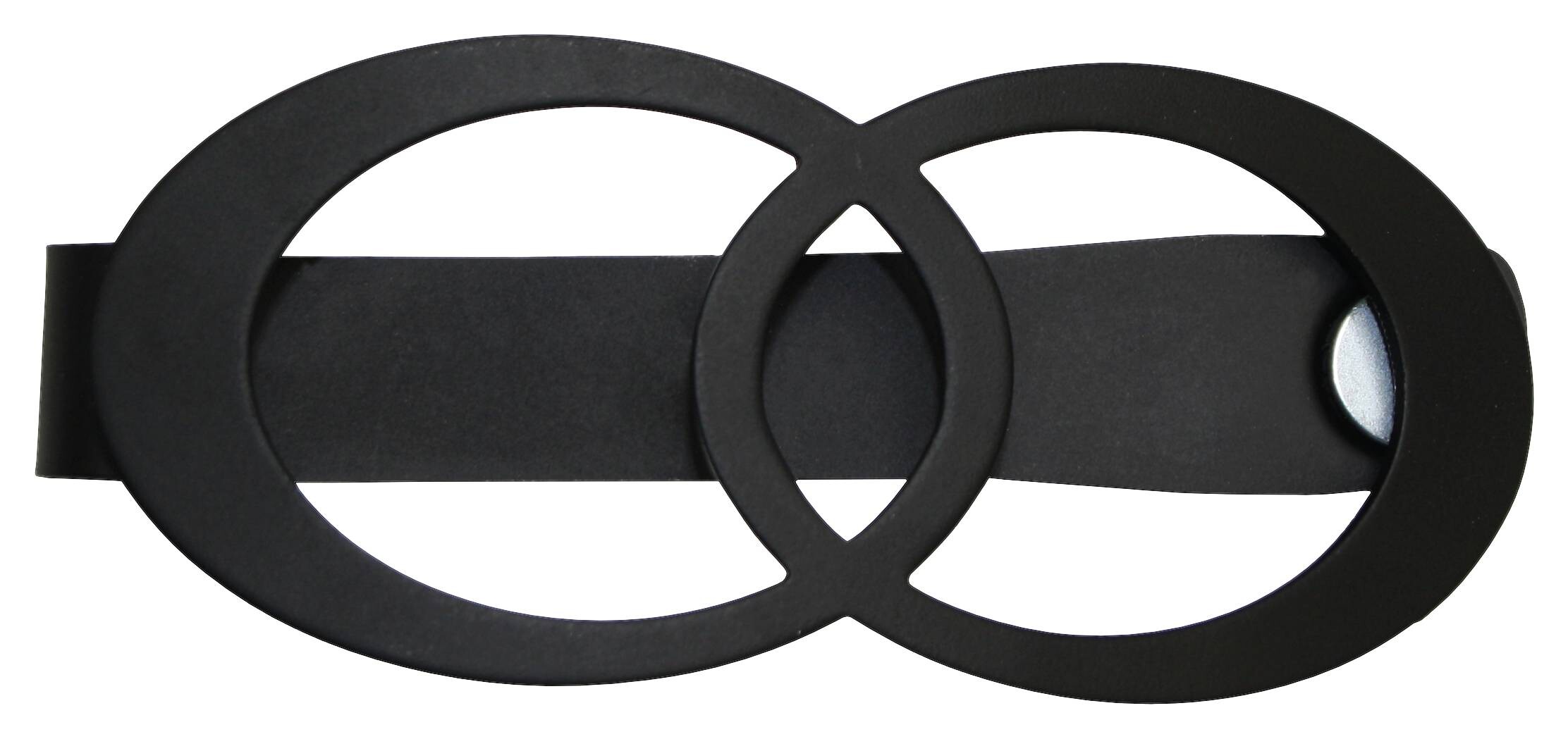 Boviva Raffspange Infinity schwarz B/L: ca. 5,5x13,5 cm