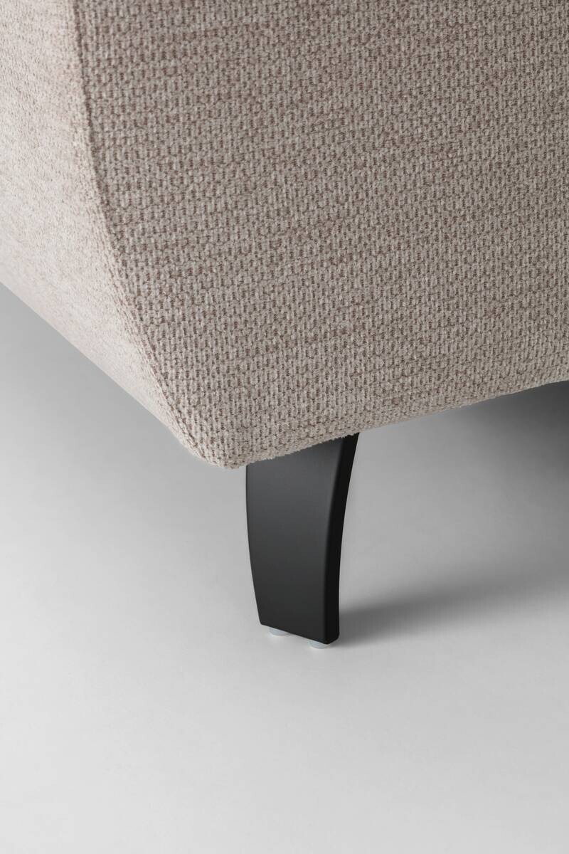 Ecksofa mit Bettfunktion leinen Flachgewebe B/H/T: ca. 280x96x238 cm