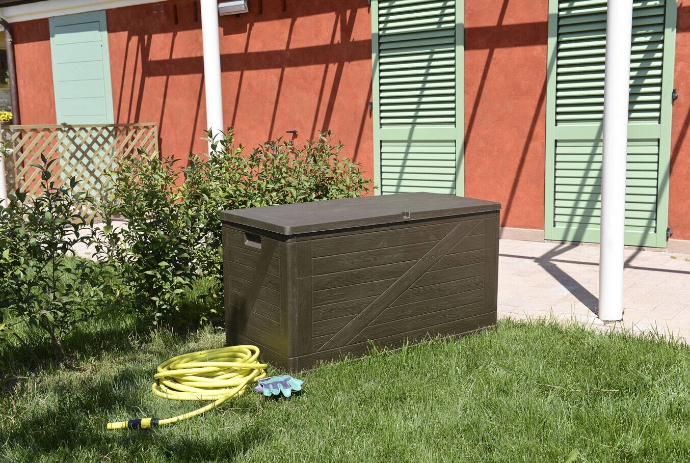 Toomax Aufbewahrungsbox Wood braun Kunststoff B/H/L: ca. 63x56x120 cm