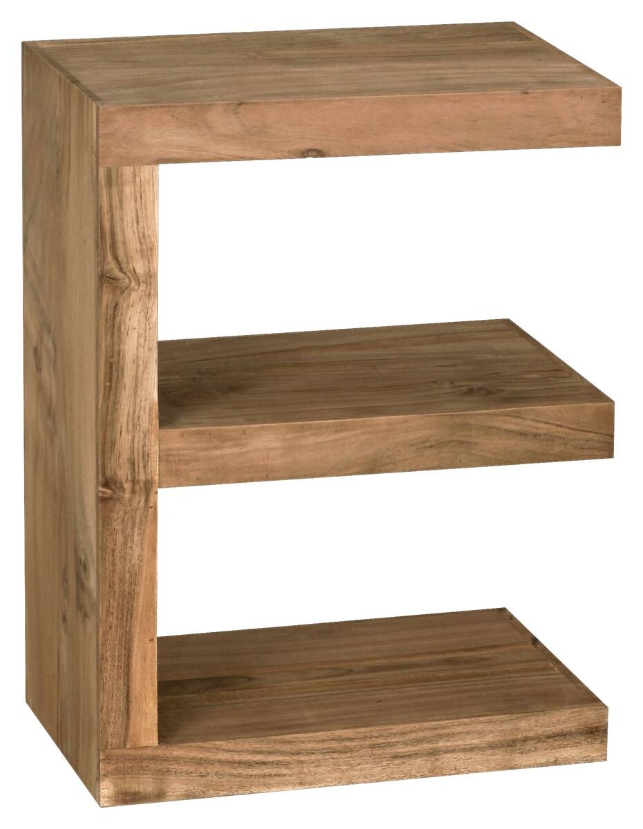 Beistelltisch natur Akazie B/H/T: ca. 45x60x30 cm