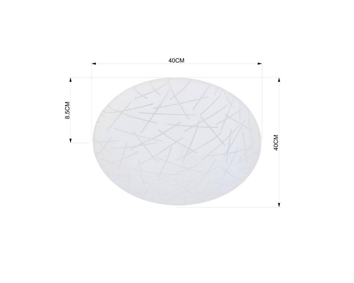 POCOline LED-Deckenleuchte Theo Metall Kunststoff D: ca. 40 cm