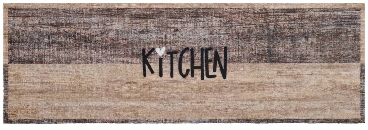 Küchenläufer Cook&Wash, love suisse kitchen natur B/L: ca. 50x150 cm