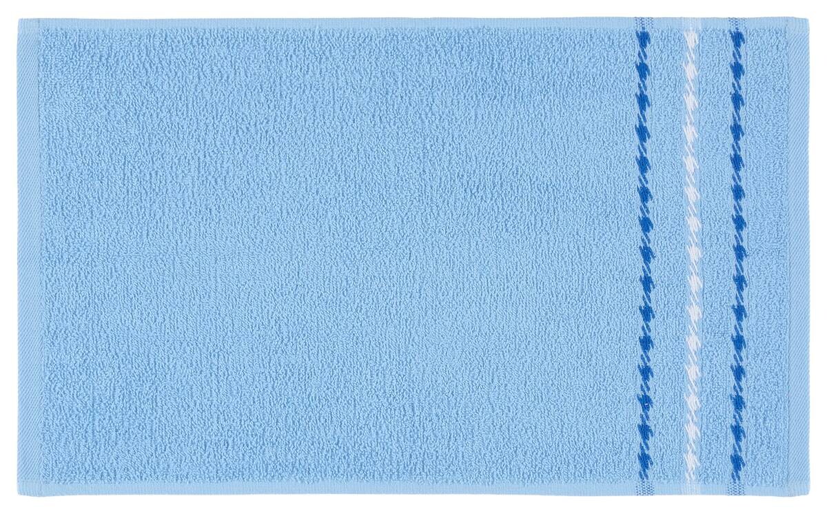 POCOline Gästehandtuch ANNA hellblau Baumwolle B/L: ca. 30x50 cm