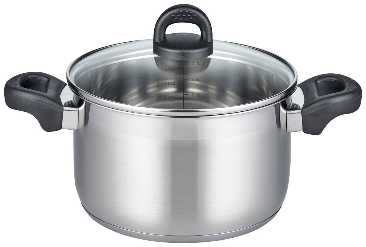 ELO Basic Fleischtopf silber Edelstahl D: ca. 20 cm