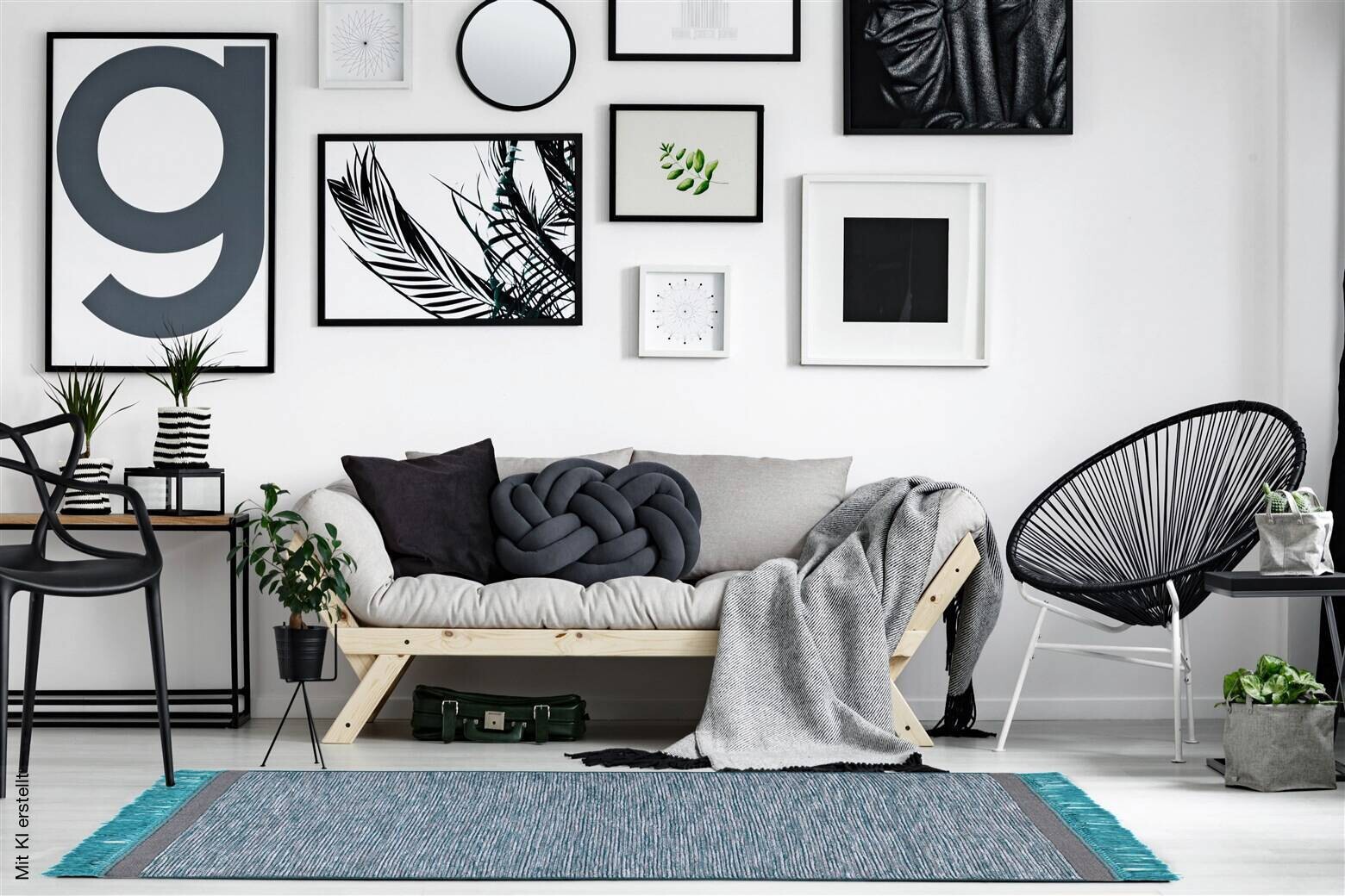 Arte Espina Kurzflorteppich Nomad 8064 blau B/L: ca. 170x240 cm