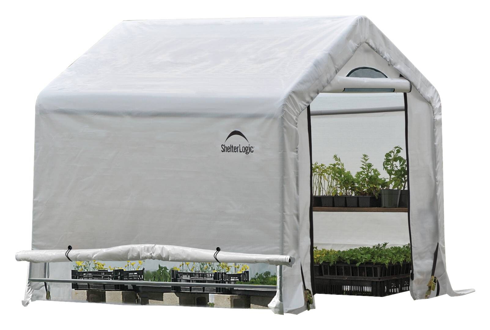 ShelterLogic Gewächshaus 3,24qm B/H/L: ca. 180x180x180 cm