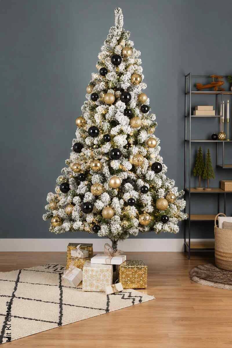 Kaemingk Weihnachtsbaum weiß Kunststoff