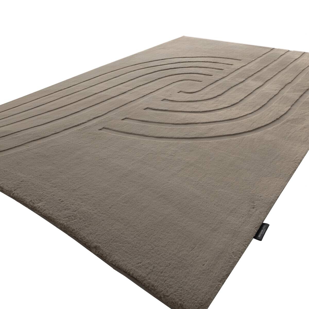 Obsession Teppich Zen Deluxe taupe B/H/L: ca. 120x12x170 cm