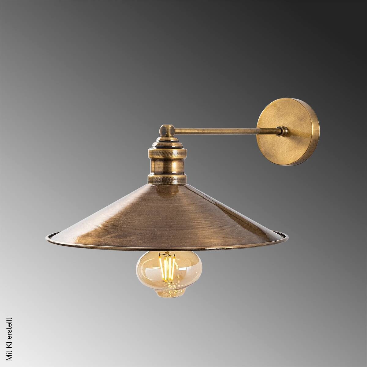 Opviq Wandleuchte Metall B/H/L: ca. 45x18x30 cm E27 1 Brennstellen