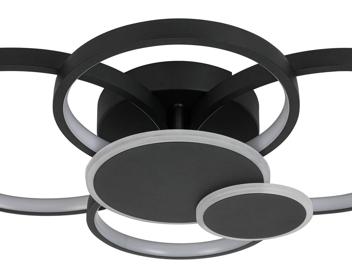 Nolo LED-Deckenleuchte Ring B/H/L: ca. 65x10x46 cm