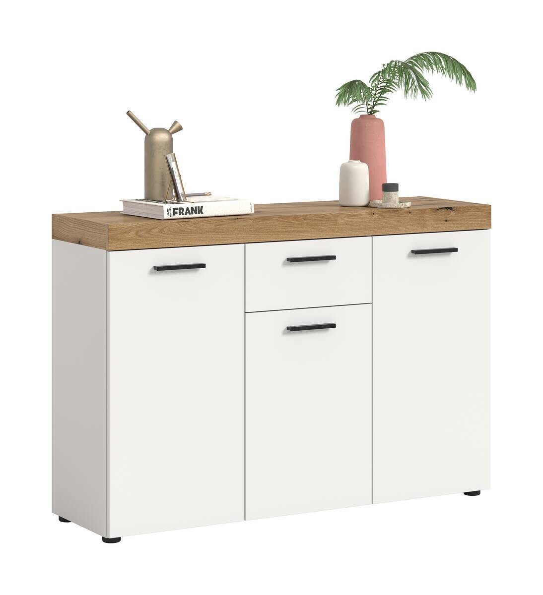 Sideboard Sunset weiß B/H/T: ca. 125x86x37 cm