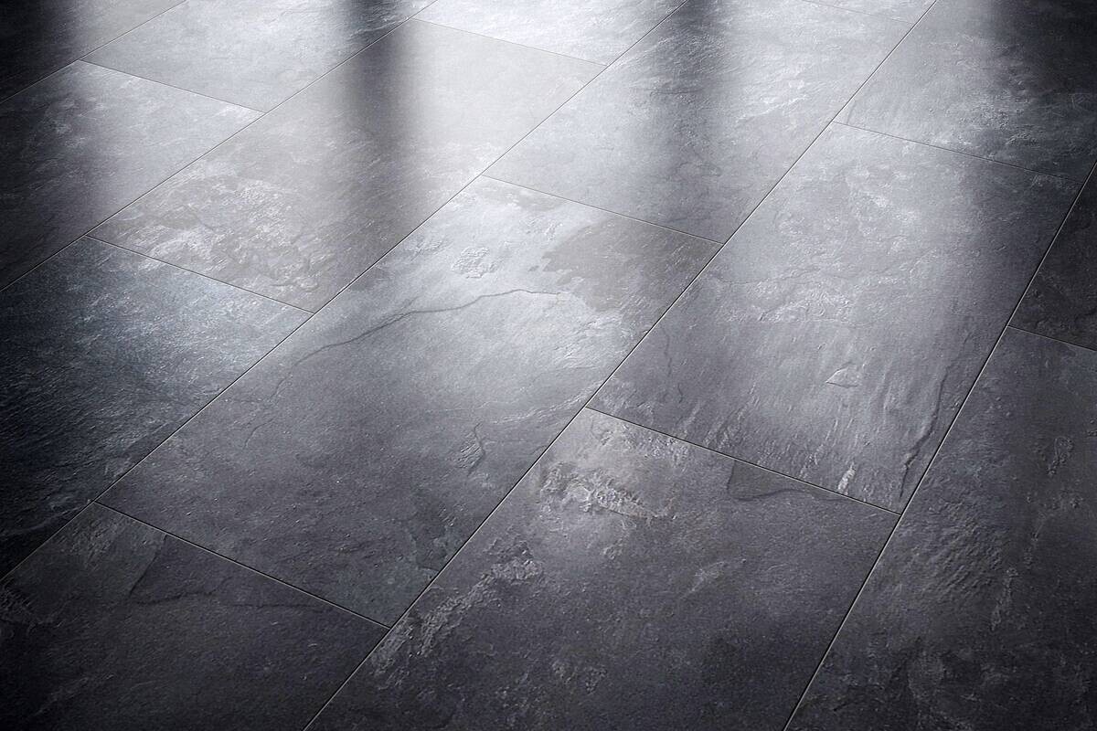 Visiogrande Laminatboden Ölschiefer ca. 2,367 m² im Paket B/L: ca. 28x60,4 cm pro Paket