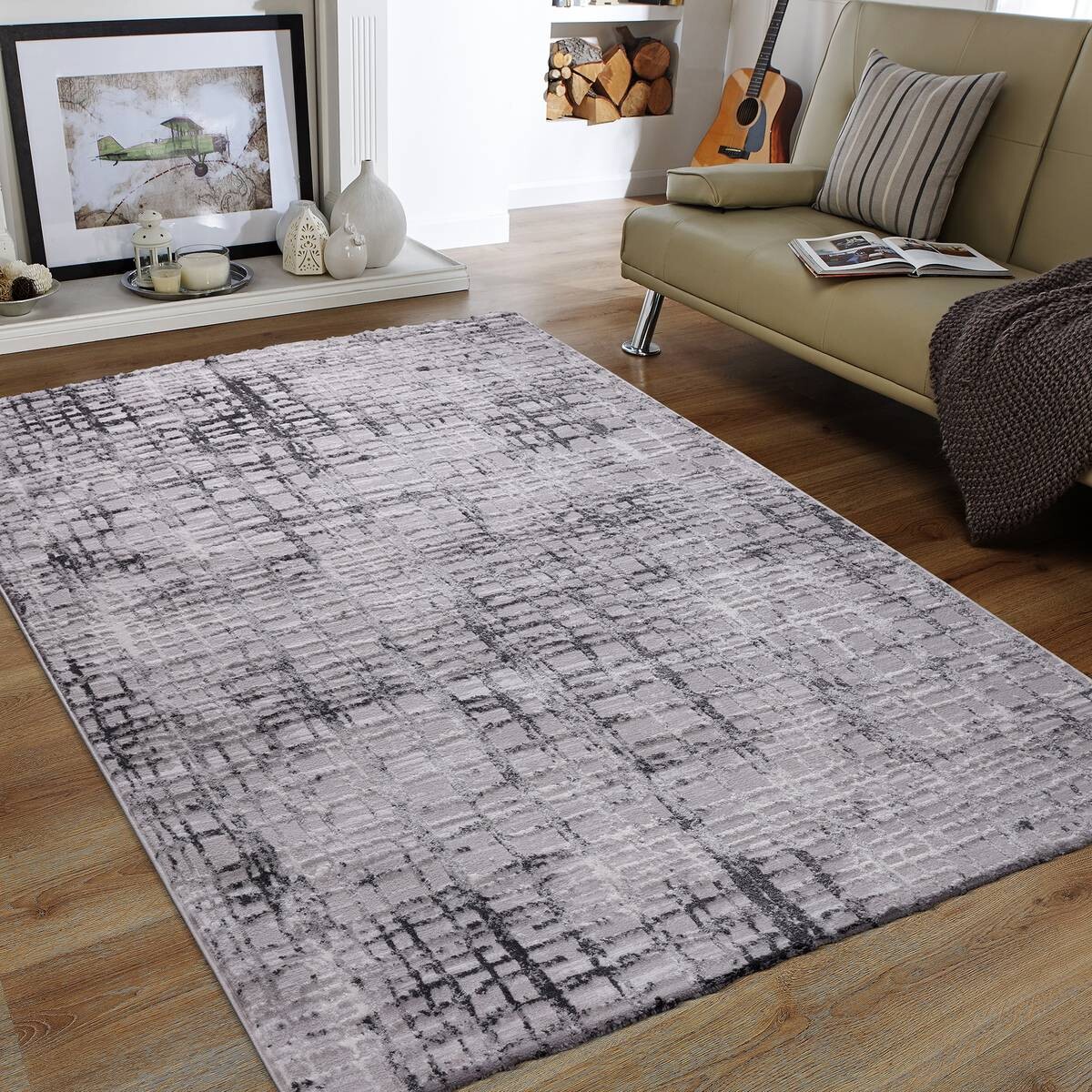 Sanat Teppich Evra hellgrau B/L: ca. 80x150 cm