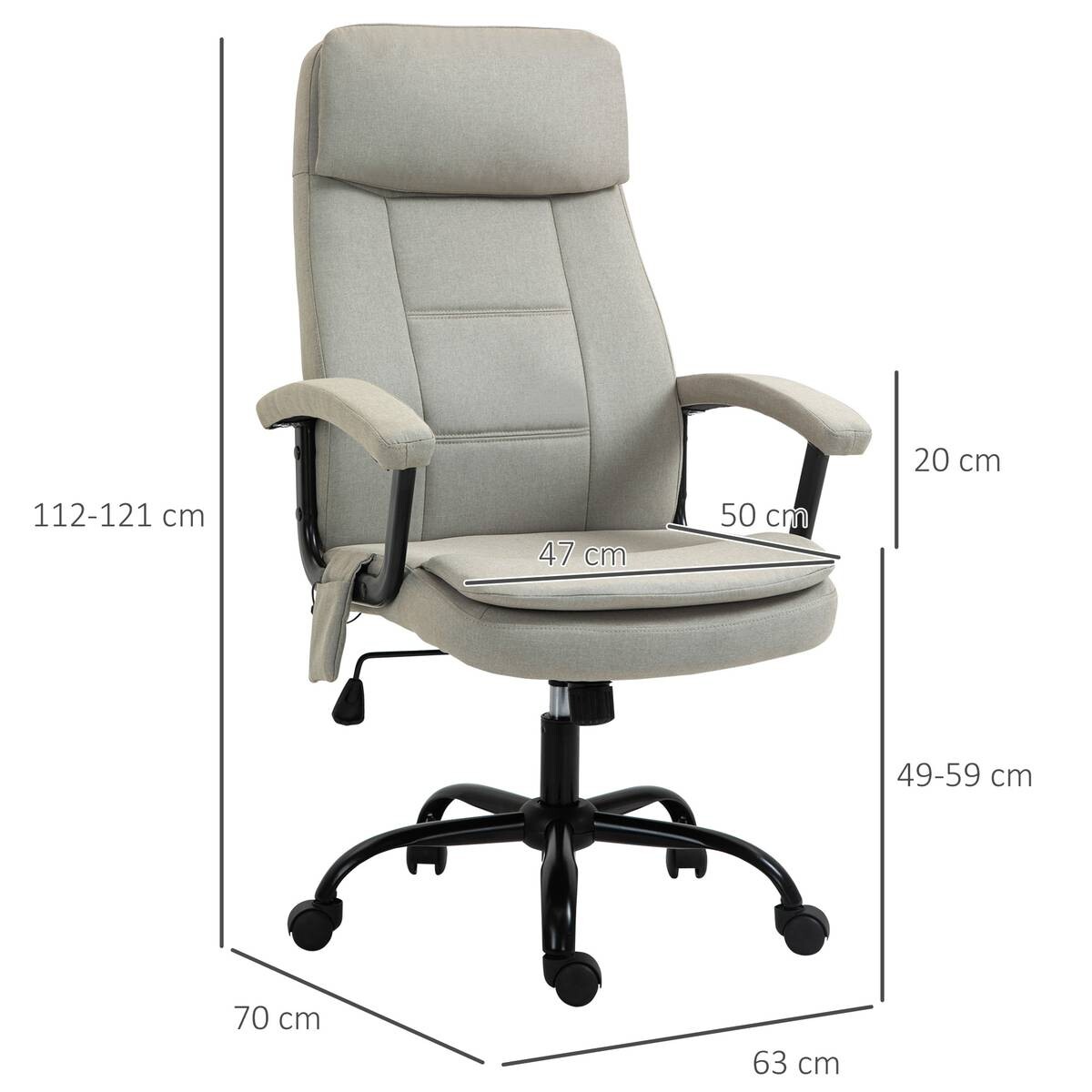 Drehstuhl 921-308BG beige