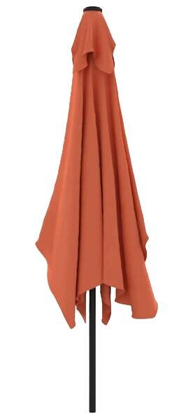 vidaXL Sonnenschirm terracotta Polyester B/H/L: ca. 200x252x300 cm