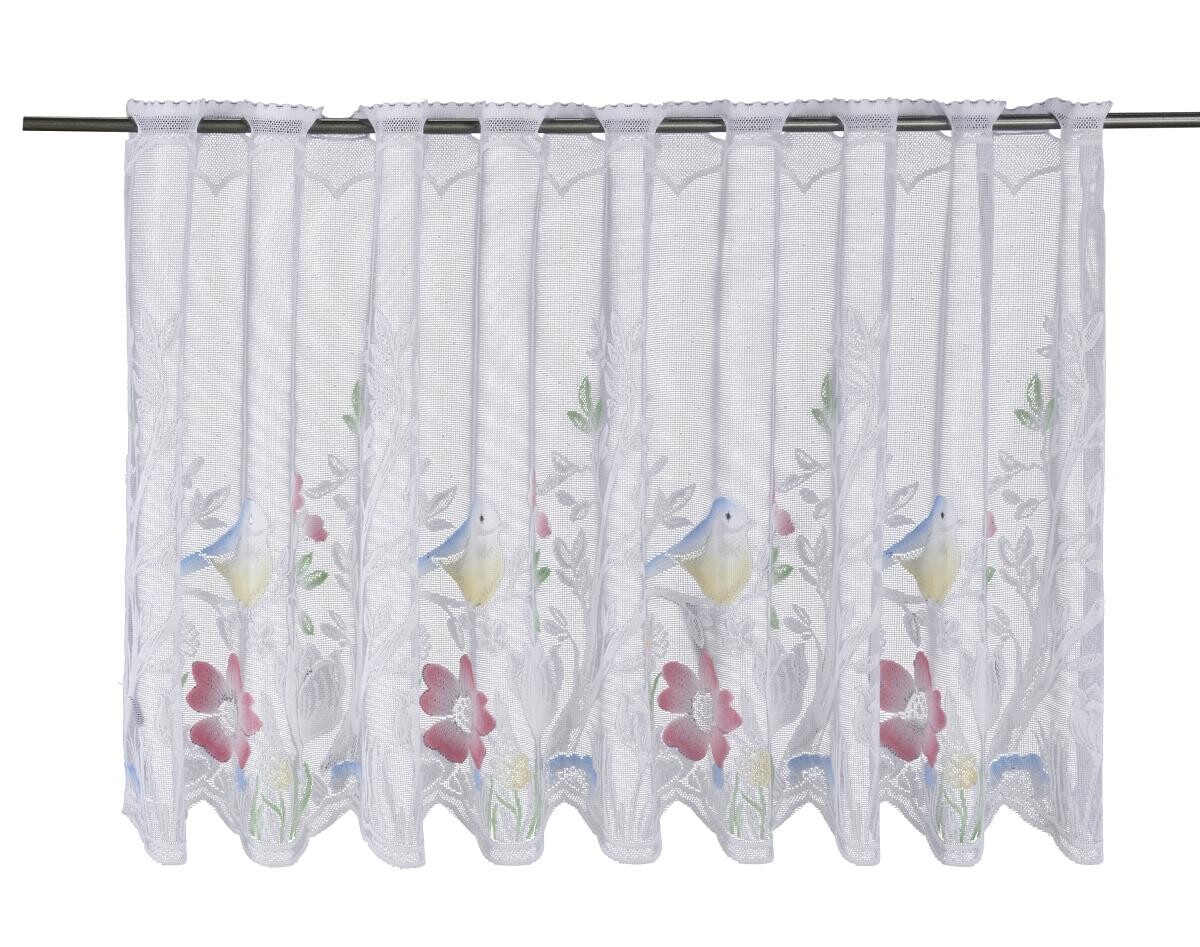 POCOline Scheibengardine Vogel bunt B/L: ca. 140x50 cm