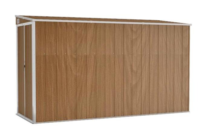 vidaXL Gartenhaus braun B/H/T: ca. 118x178x288 cm