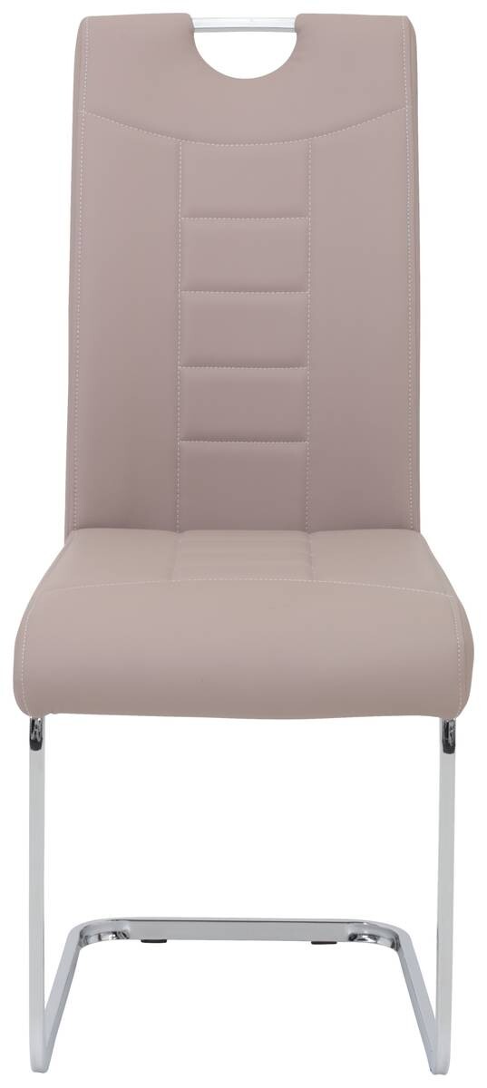 Schwingstuhl Ruby 2er Set Cappuccino Kunstleder B/H/T: ca. 44x103x60 cm