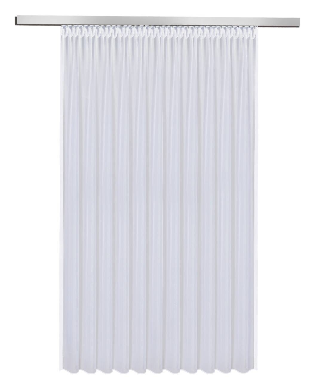 Happy Home Fertigstore Laura weiß 100% Polyester B/L: ca. 600x175 cm