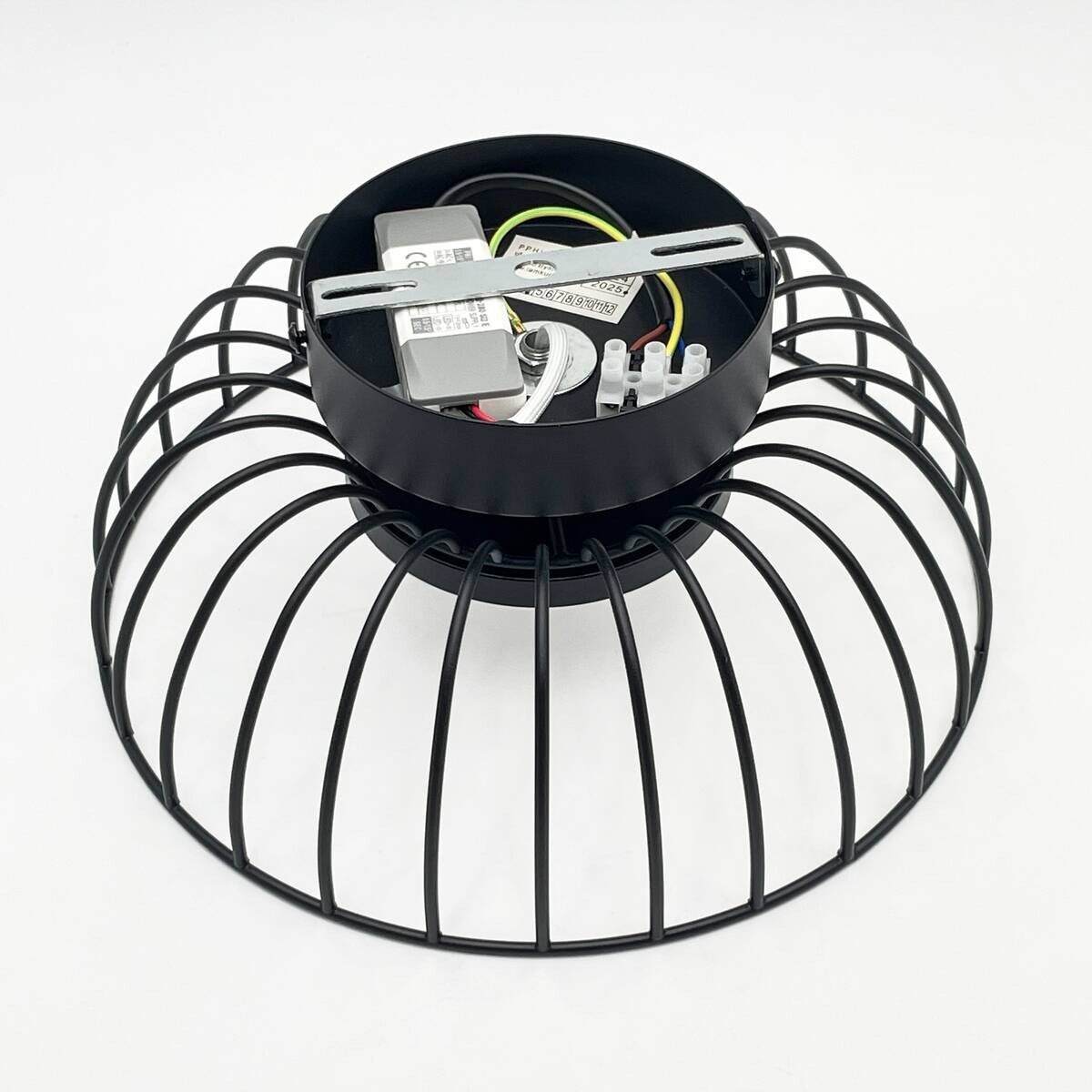 Lamkur Deckenleuchte schwarz Stahl B/H/L: ca. 27x27x17 cm