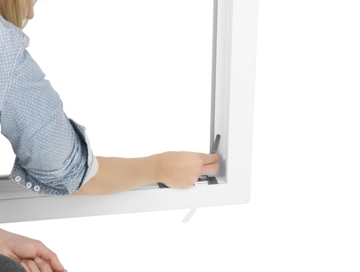 EASYmaxx Fliegengitter schwarz B/L: ca. 130x150 cm