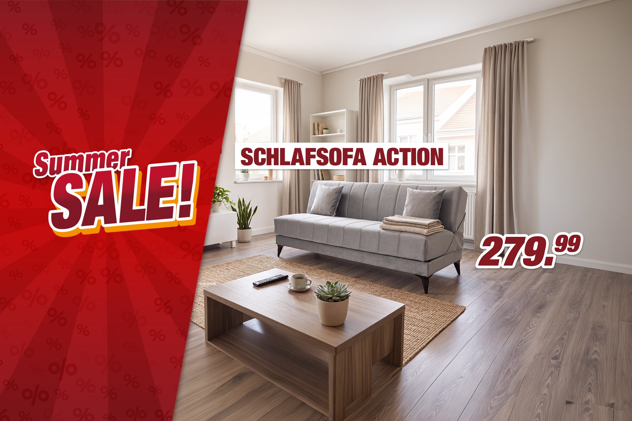 Unsere Werbe Highlights - Schlafsofa Action