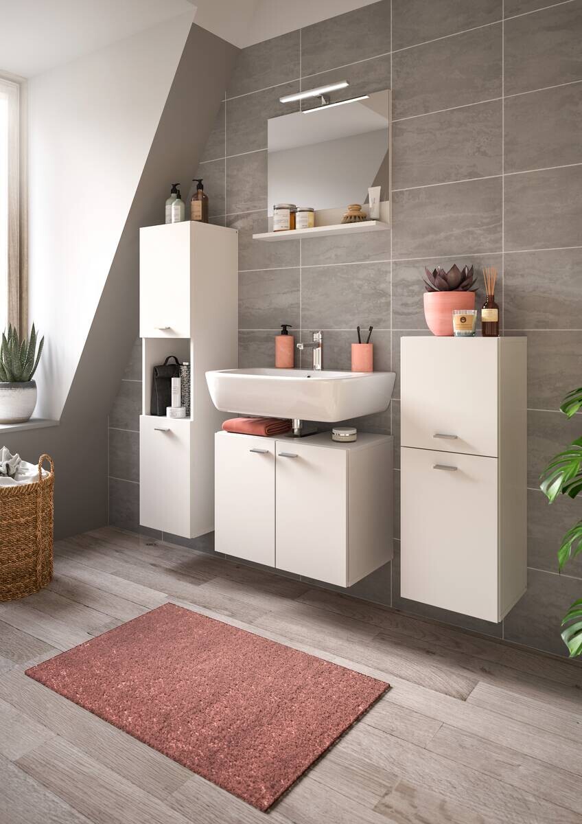 Badezimmer-Set BOSTON weiß B/H/T: ca. 137x186x33 cm