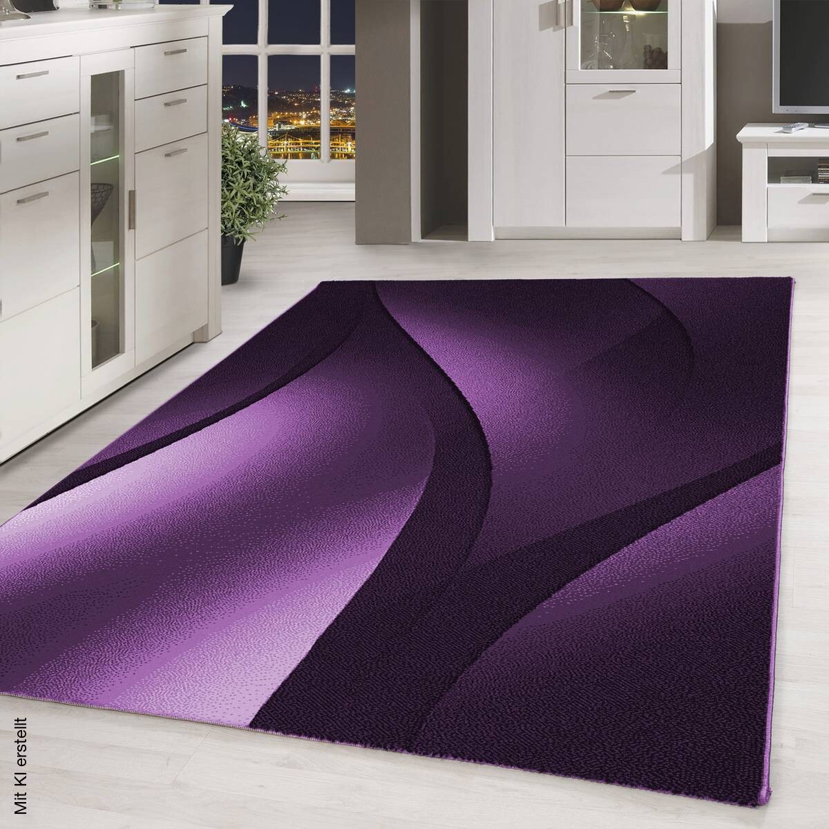 Ayyildiz Teppich PLUS lila B/L: ca. 80x300 cm