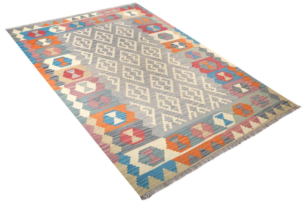 PersaTepp Teppich Kelim Gashgai bunt B/H/L: ca. 168x1x238 cm