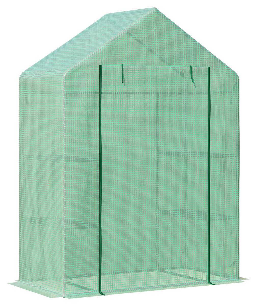 Outsunny Gewächshaus B/H/L: ca. 72x191x141 cm grün