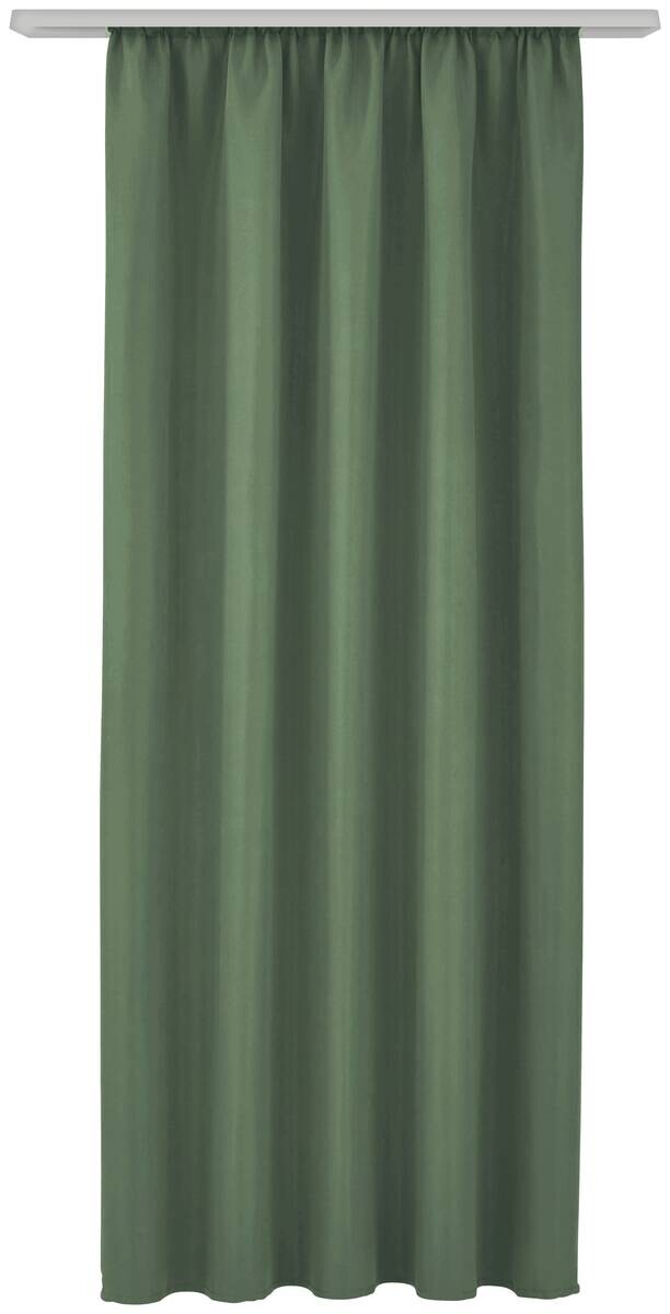 Verdunklungsvorhang Linus grün 100% Polyester B/L: ca. 140x245 cm