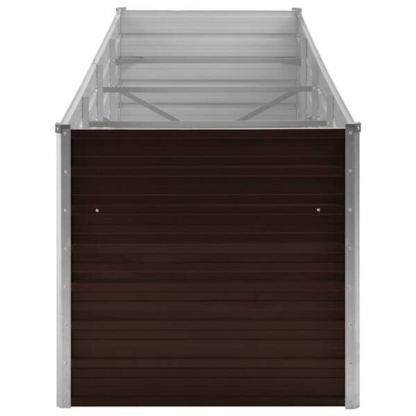 Hochbeet braun Stahl B/H/L: ca. 80x77x320 cm