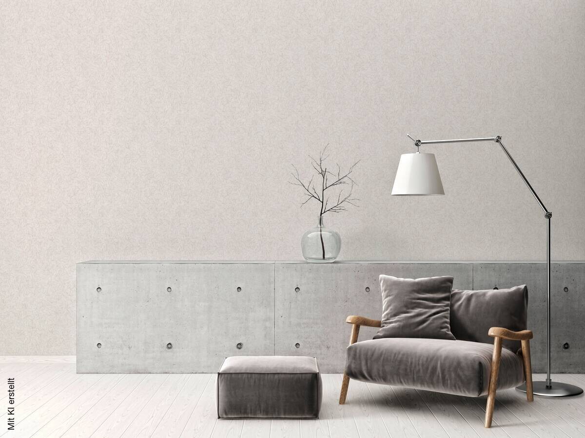 A.S.Creation Vliestapete beige grau B/H/D: ca. 53x1005x8,5 cm